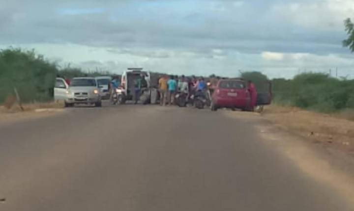 Acidente automobilístico é registrado na zona rural de Lagoa Grande-PE