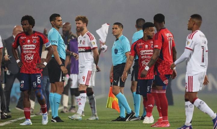 Agora é oficial! CONMEBOL confirma vitória do Flamengo em jogo interrompido contra o Independiente Medellín na Libertadores