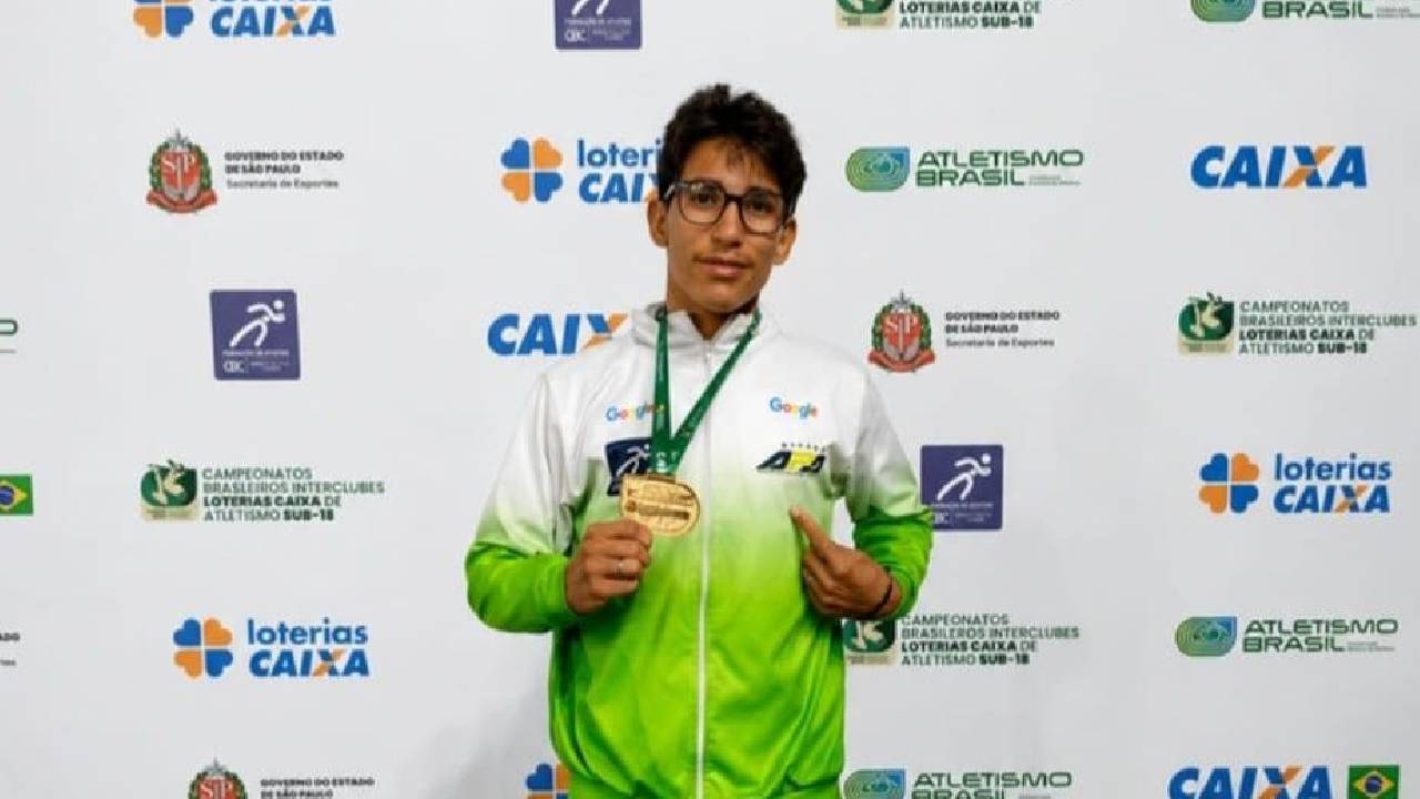 Atleta do Projeto N-10, Erick David - da APA PETROLINA conquista o Campeonato Brasileiro de Atletismo sub-18, dos 2.000m com obstáculos