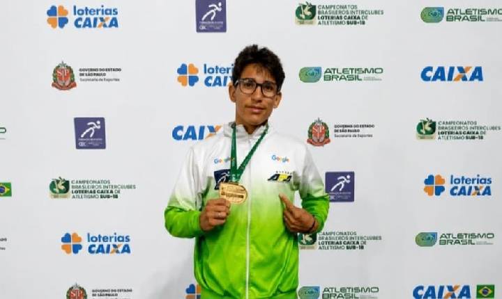 Atleta do Projeto N-10, Erick David - da APA PETROLINA conquista o Campeonato Brasileiro de Atletismo sub-18, dos 2.000m com obstáculos