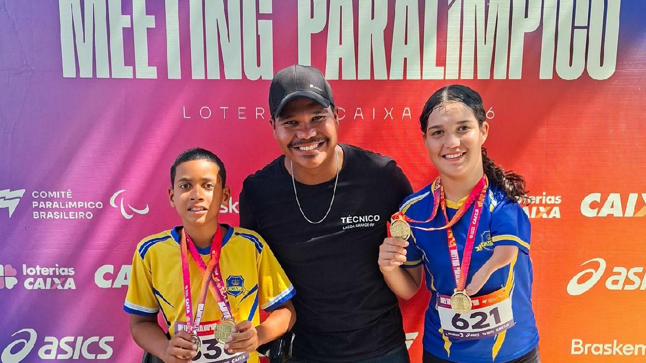 Atletas da Escola Auxiliadora, de Lagoa Grande-PE brilham e conquistam medalhas de ouro no Meeting Paralímpico em Recife-PE