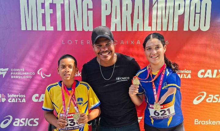 Atletas da Escola Auxiliadora, de Lagoa Grande-PE brilham e conquistam medalhas de ouro no Meeting Paralímpico em Recife-PE