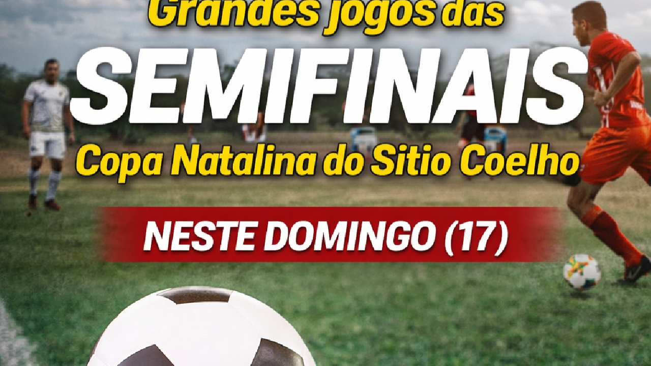 Bebedouro x Breno Car e Os Tops dos Vermelhos x Nova Descoberta disputarão as semifinais da Copa Natalina do Sítio Coelho, neste domingo (17)