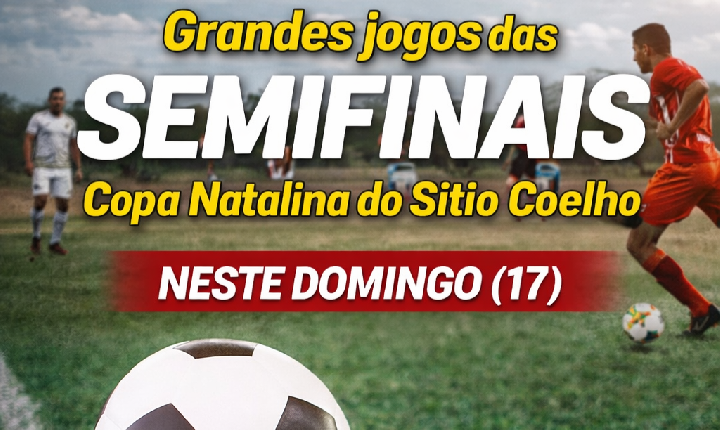 Bebedouro x Breno Car e Os Tops dos Vermelhos x Nova Descoberta disputarão as semifinais da Copa Natalina do Sítio Coelho, neste domingo (17)