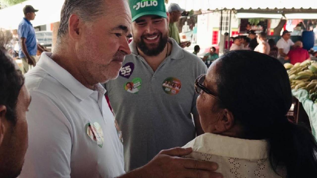 Candidato a deputado estadual, Dr. Julio Lossio visita feira do bairro João de Deus, em Petrolina-PE e relembra obra realizada durante sua gestão; VEJA O VÍDEO