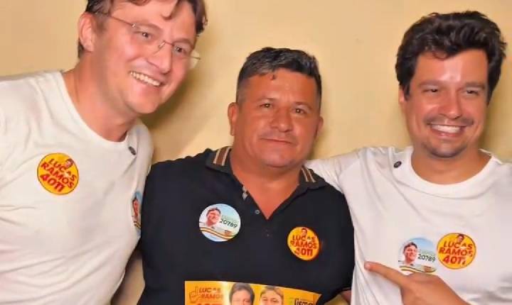 Candidatos a deputados federal e estadual, Lucas Ramos e Elismar Gonçalves realizam grande caminhada em Nova Descoberta