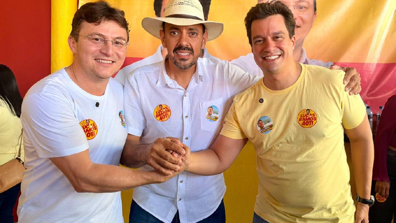 CLIMA DE VIRADA: Em grande ato no comitê 4011, vereador Gabriel Menezes e o ex-deputado Nilton Mota consolidam força de Lucas Ramos e Elismar Gonçalves