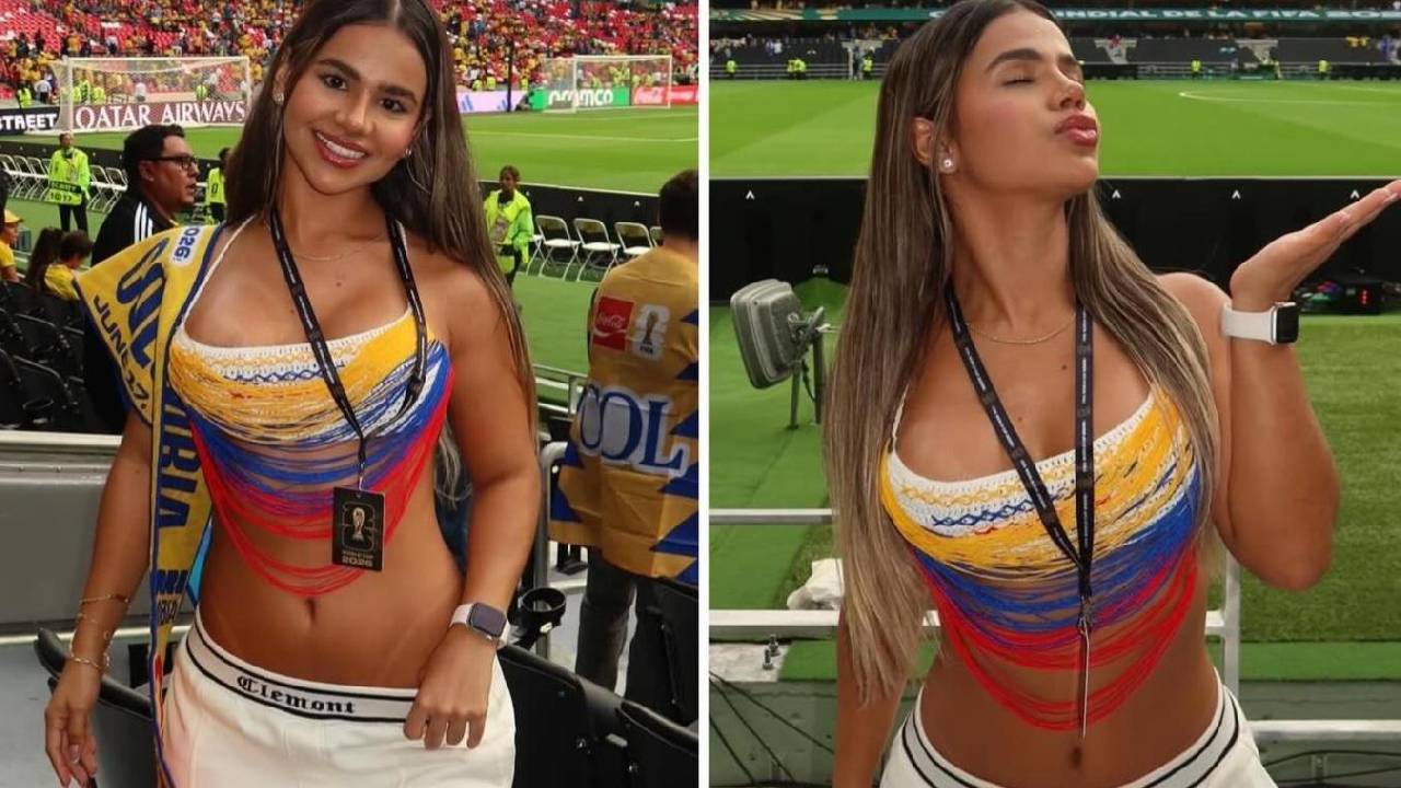 Colombiana é apontada como uma das torcedoras mais bonitas da Copa do Mundo de 2026