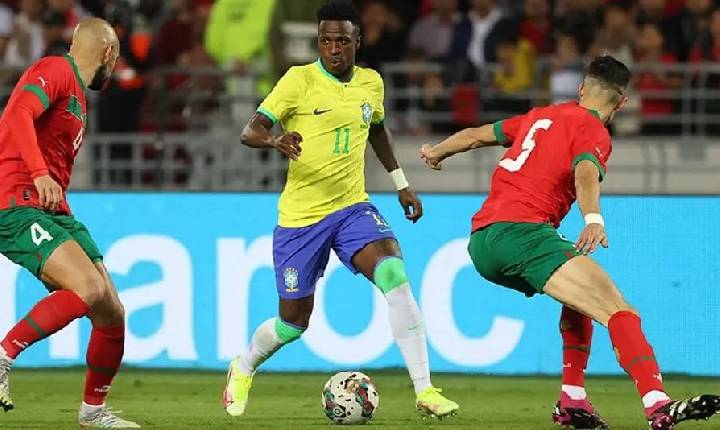 Com Endrick no banco de reservas, Brasil empata com Marrocos na estreia da Copa do Mundo
