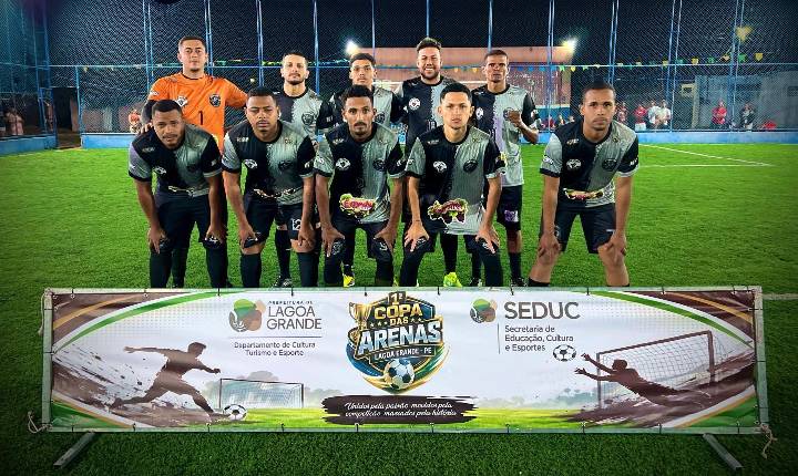 Copa das Arenas agitará agenda esportiva de Lagoa Grande-PE, nesta sexta (03); confira as partidas que serão transmitidas ao vivo