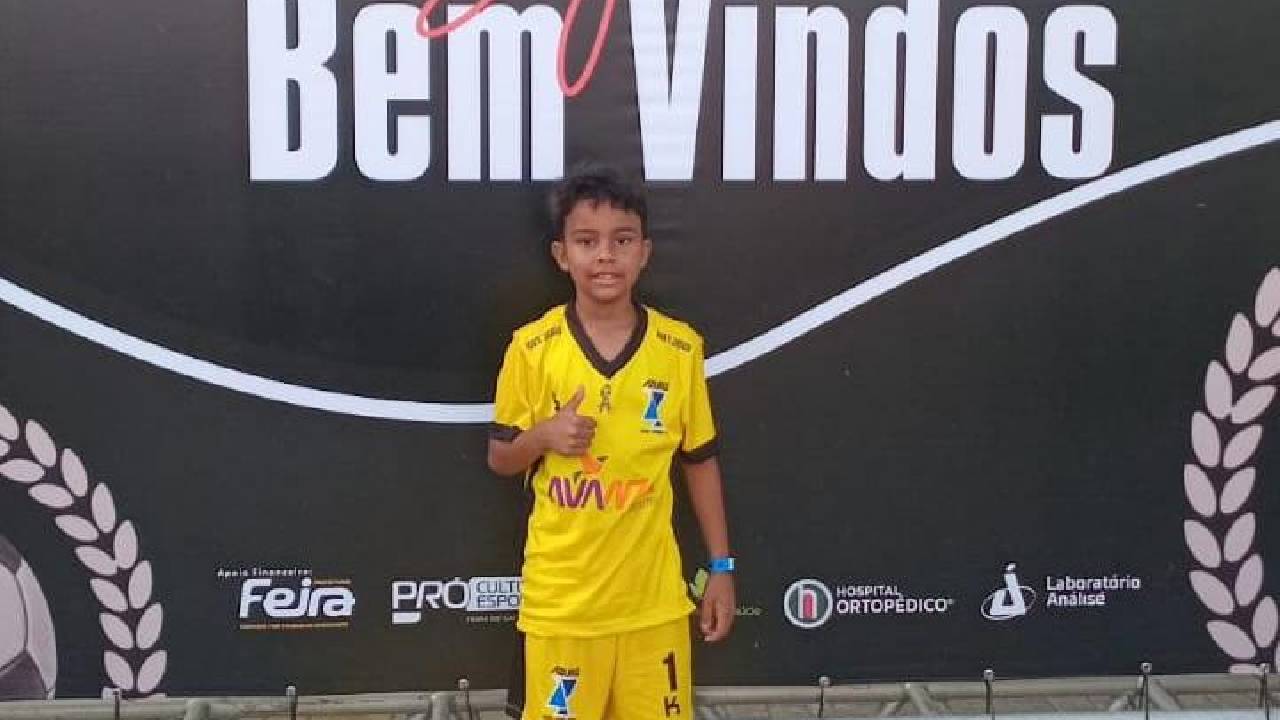 Destaque por onde passa, goleiro Miguel, de Lagoa Grande-PE participa da Copa Talentos em Feira de Santana-BA
