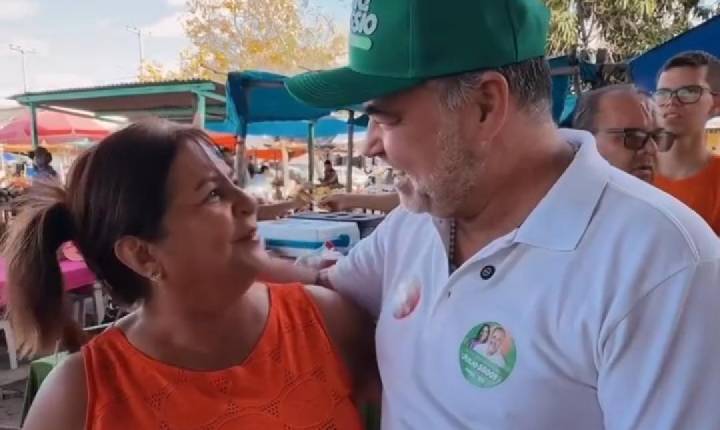 Durante agenda, candidato a deputado estadual, Dr. Julio Lossio é abraçado pela população que relembra 