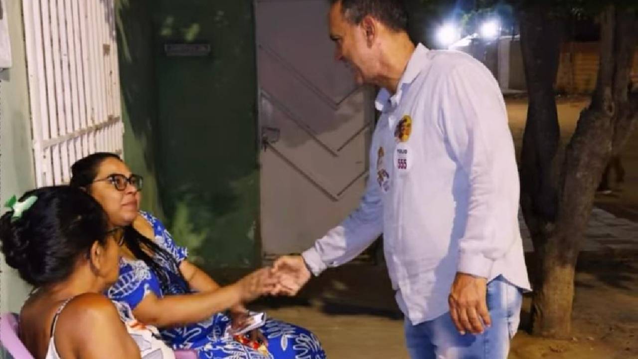 Durante agenda em Lagoa Grande-PE, candidato a deputado federal, Gabriel Imóveis apresenta propostas a população