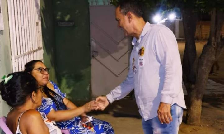 Durante agenda em Lagoa Grande-PE, candidato a deputado federal, Gabriel Imóveis apresenta propostas a população