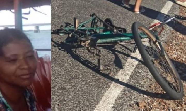 Em Sobradinho-BA, mulher morre ao sofrer acidente automobilístico enquanto andava de bicicleta