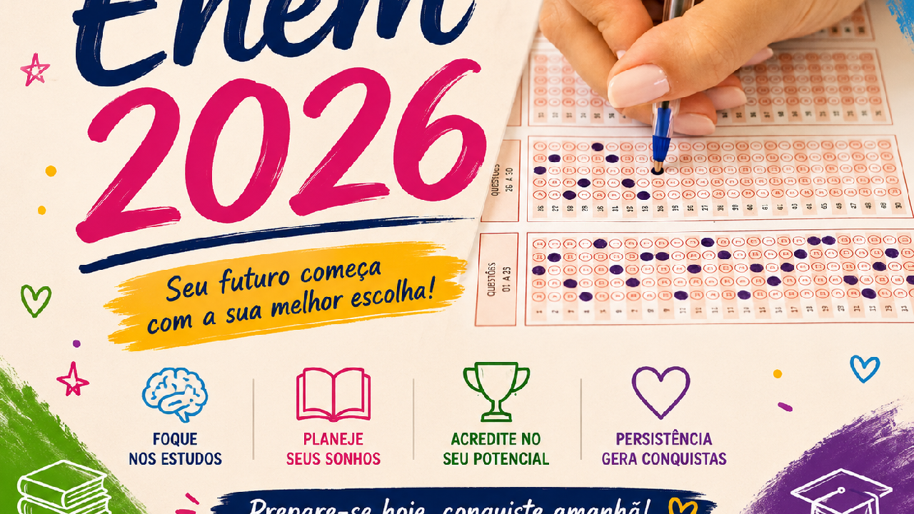Enem 2026: Prazo para pagar taxa de inscrição se encerra nesta segunda-feira (22)