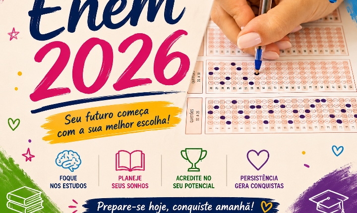 Enem 2026: Prazo para pagar taxa de inscrição se encerra nesta segunda-feira (22)