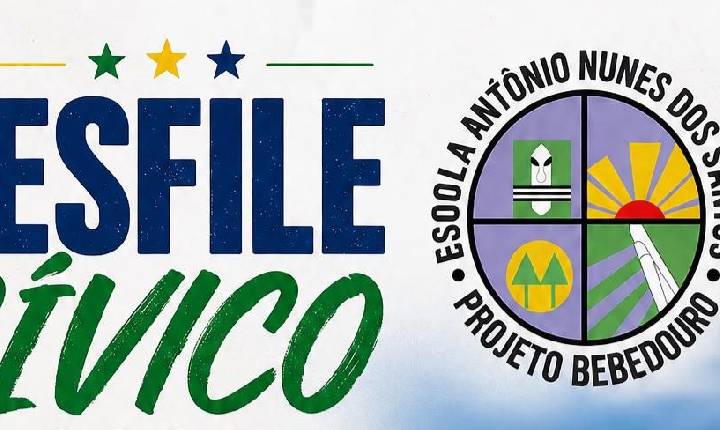 Escola Antônio Nunes dos Santos, do Projeto Bebedouro realizará o Desfile Cívico em alusão à Festa dos Colonos, nesta sexta (10)