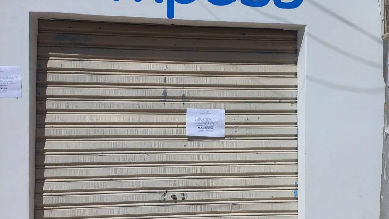 Escritório da Compesa de Lagoa Grande-PE está fechado e retomará o atendimento na próxima quinta-feira (25)
