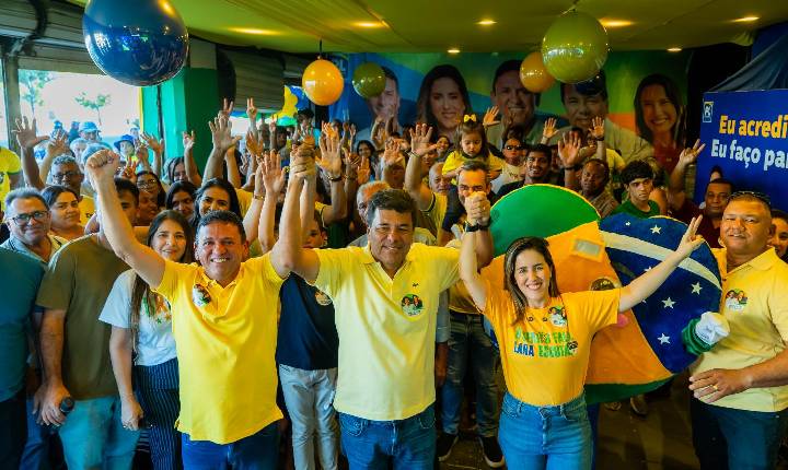 Força Conservadora em Petrolina-PE: Carlos Britto e Lara Cavalcanti inauguram comitê com apoio de peso de Mendonça Filho