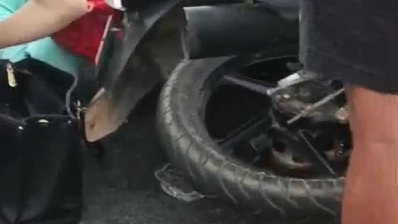 Grave acidente envolvendo motocicleta e caminhão é registrado em Juazeiro-BA