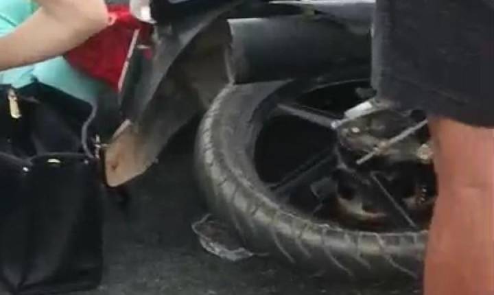 Grave acidente envolvendo motocicleta e caminhão é registrado em Juazeiro-BA