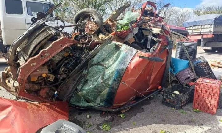 Grave acidente mata duas pessoas e deixa outras cinco feridas em Cabrobó-PE; criança de 2 anos entre as vítimas