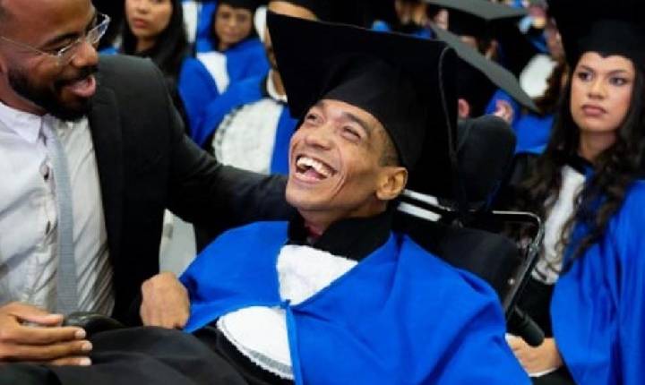 História de superação: Estudante com paralisia cerebral cria TCC sobre IA e se forma no Sertão de Pernambuco