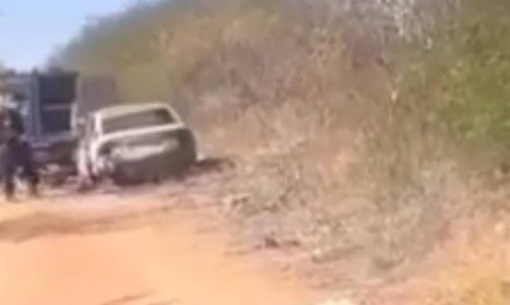 Homem é encontrado carbonizado dentro de carro em área de matagal de Juazeiro-BA