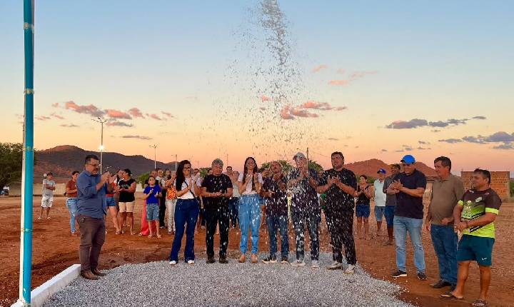 Prefeita Catharina Garziera reforça o compromisso com a população e inaugura novo sistema de abastecimento de água em Açude Saco II