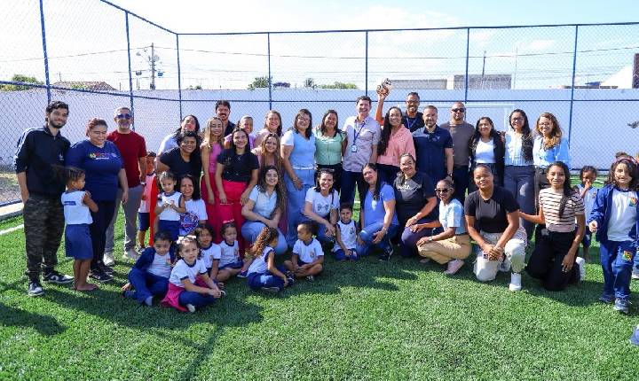 Prefeitura de Petrolina-PE amplia espaços de esporte e educação com 23 Areninhas nas escolas da Rede Municipal
