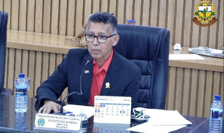 Presidente do Legislativo de Lagoa Grande-PE, Mantena anuncia inauguração de ampliação do prédio da Câmara de Vereadores