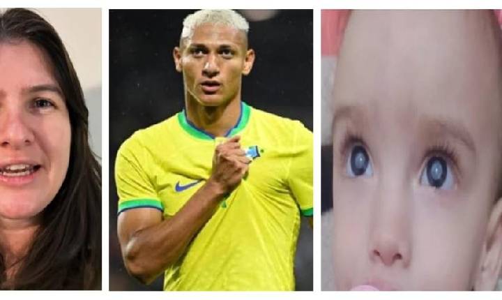 Solidariedade: Jogador Richarlison vai pagar cirurgia de petrolinense e doa R$ 60 mil para tratamento de bebê em Alagoas