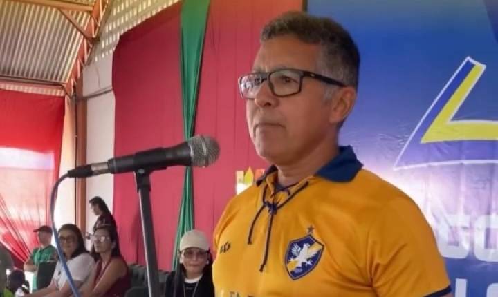 Vereador Mantena prestigia a abertura dos Jogos Escolares de Lagoa Grande-PE e destaca a importância do evento para valorizar os atletas da cidade