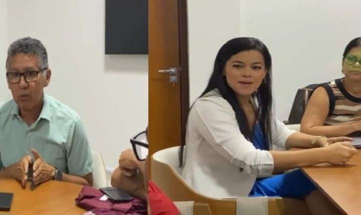 Vereadores Mantena e Werliane Araújo se reúnem com a secretária de Saúde de Lagoa Grande-PE para tratarem da valorização salarial dos motoristas de ambulância