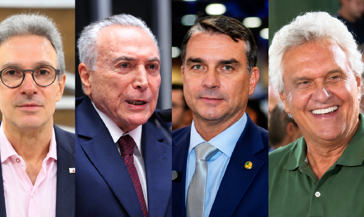 Zema e Temer decidem apoiar Flávio Bolsonaro no 2⁰ turno; candidato irá até Goiás para anunciar apoio de Caiado