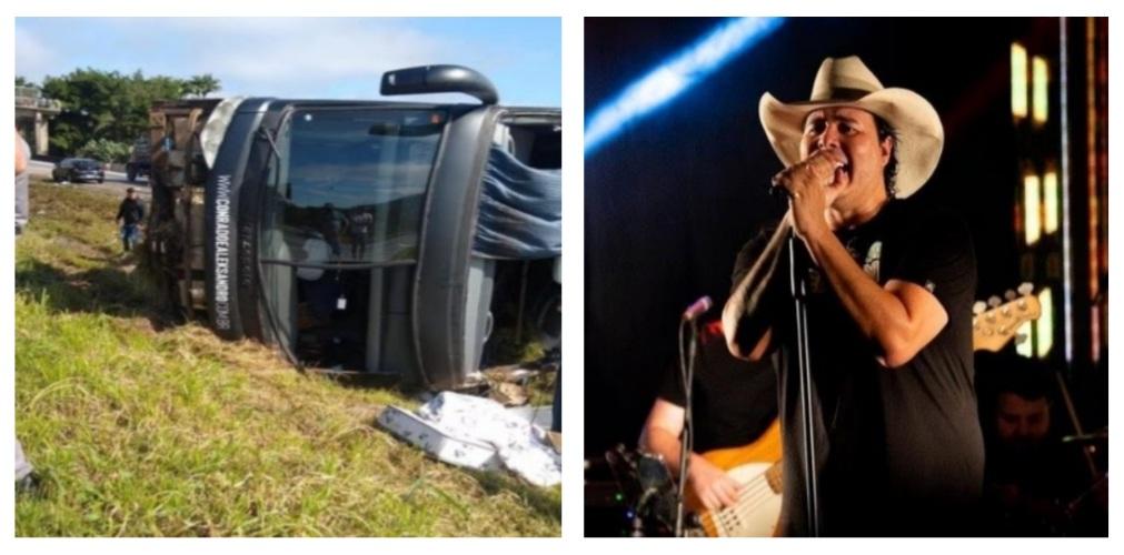 Tragédia: Cantor sertanejo Aleksandro, da dupla com Conrado, e outras pessoas morrem em acidente de ônibus