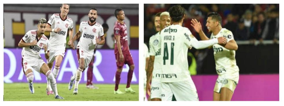 Libertadores: Flamengo e Palmeiras vencem em confrontos de ida das oitavas de final, e o Fortaleza entra em campo hoje (30)