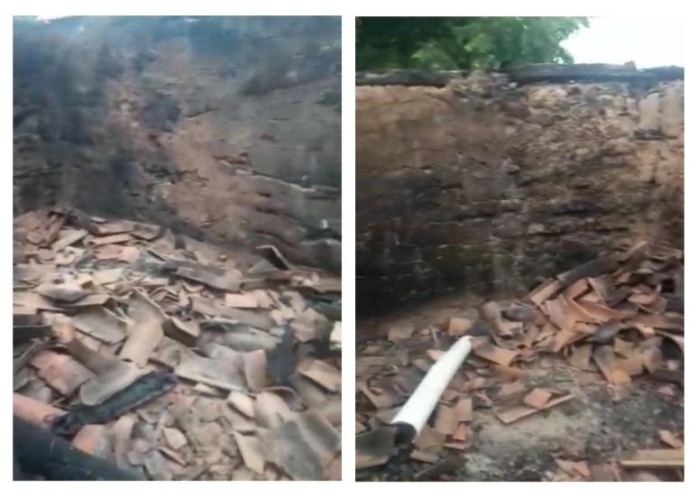 Moradora do distrito de Izacolândia em Petrolina-PE necessita de ajuda após sua casa ter sido destruída em incêndio