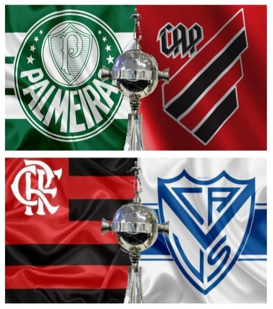 Libertadores: Palmeiras e Athletico-PR entram em campo hoje (06), e amanhã (07) Flamengo e Vélez Sarsfield; veja onde assistir as partidas