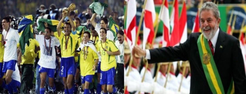 Superstição ou Coincidência: Em 2002 o Brasil foi campeão mundial e Lula ganhou a eleição para presidente