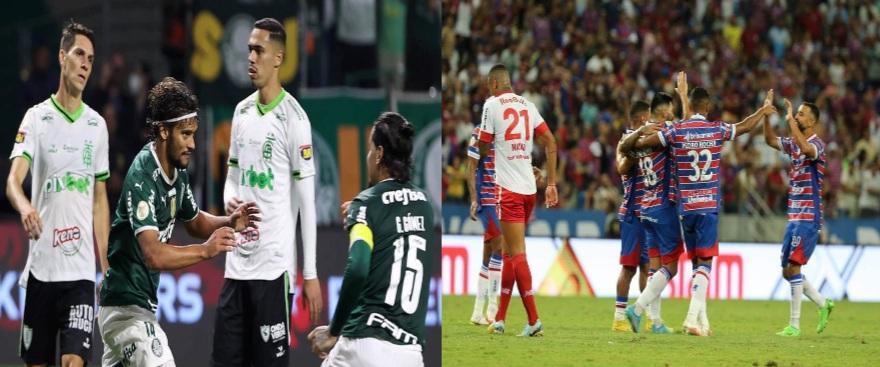Brasileirão Série A: Em jogo de entrega da taça, Palmeiras vence o América-MG de virada; Fortaleza atropela o RB Bragantino