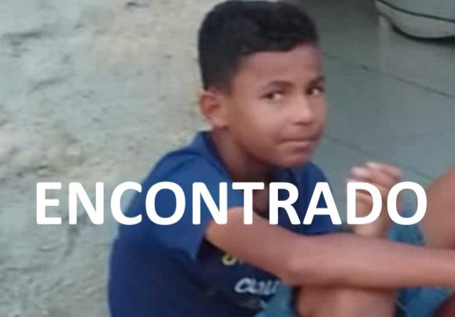 ENCONTRADO: Menino, residente no distrito de Izacolândia, em Petrolina-PE que estava desaparecido é localizado