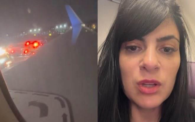 Avião com cantora gospel Fernanda Brum e esposo pega fogo no ar 15 minutos após decolagem