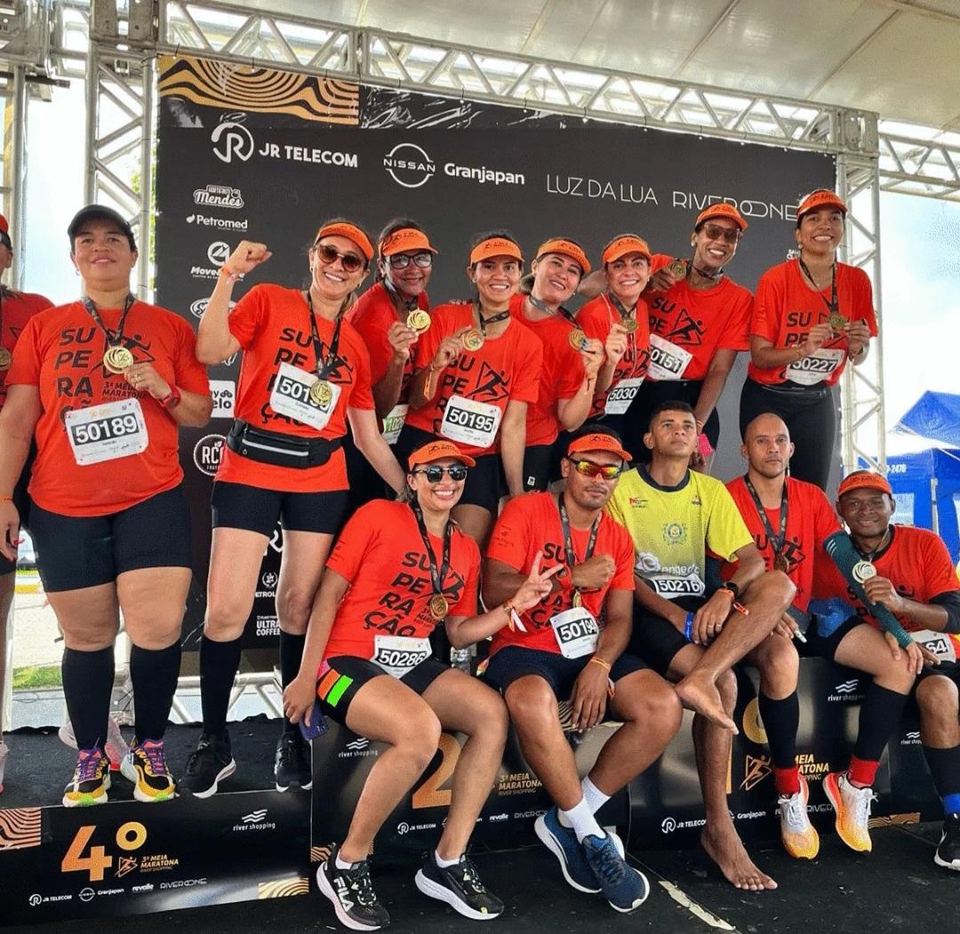 Atletas de Lagoa Grande-PE participam da Meia Maratona do River Shopping de Petrolina-PE