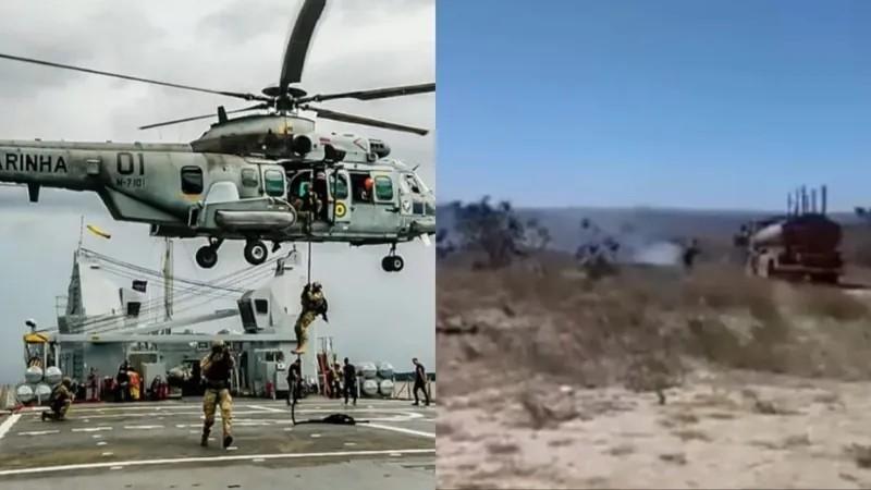Tragédia: Duas pessoas morrem e outras doze ficam feridas após queda de helicóptero da Marinha