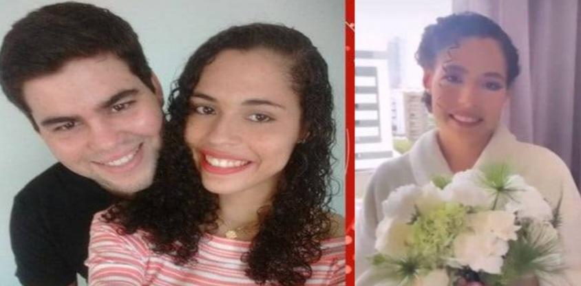 Sem final feliz: Mulher morre e marido fica ferido em acidente de carro enquanto voltavam da lua de mel