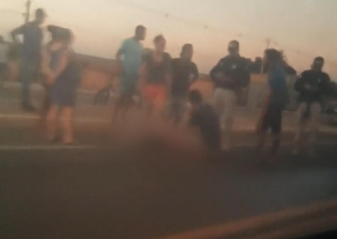 URGENTE: Jovem sofre acidente na BR-428, no distrito de Izacolândia, em Petrolina-PE