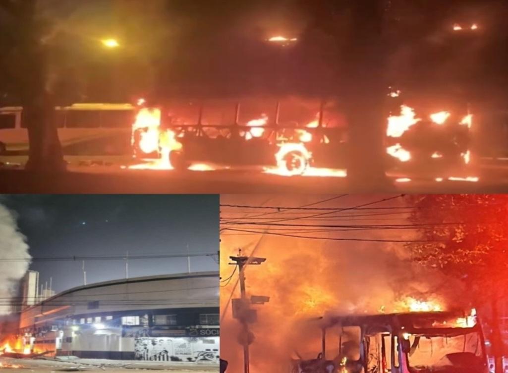 Cenário de guerra e destruição: Cidade de Santos vivencia momentos de terror após rebaixamento do time para o Brasileirão Série B