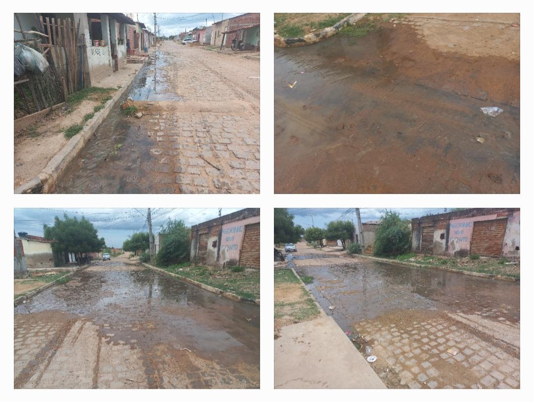Moradores da Vila Maria, no distrito de Izacolândia, em Petrolina-PE pedem ajuda do Poder Público para resolver problema de esgoto a céu aberto